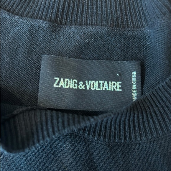 Zadig & Voltaire Becky Ombre Dress Sz S Silk/Cotton - Picture 3 of 4